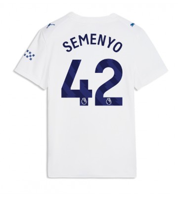 Manchester City Antoine Semenyo #42 Tredjetrøje Dame 2026-27 Kortærmet